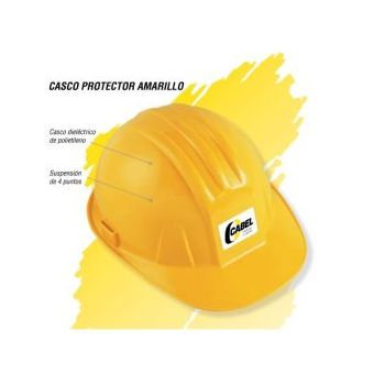 Casco protector amarillo CP Cabel
