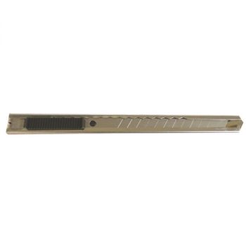 Navaja cutter 9 mm metal con clip 48 266126 OBI
