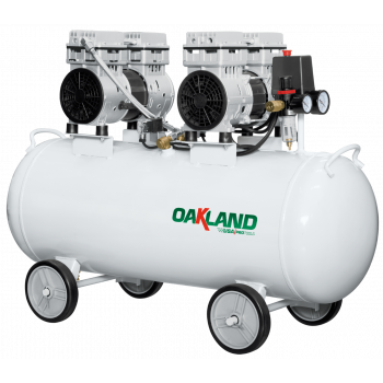 Compresor de aire libre de aceite 2HP COM-7590 OAKLAND DETALLLES