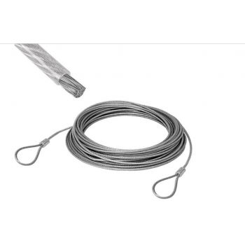 Cable de acero Galvanizado cubierto con PVC 15M 3/32 13915 Adir 