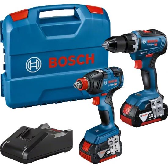 Combo Llave de Impacto GDX 18V-200 + Atornillador GSB 18V-50 Brushless Bosch 