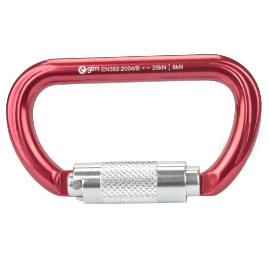 Mosquetón de Aluminio Tipo D 110NH Gimex