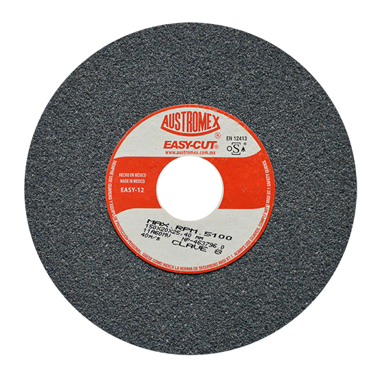 Rueda abrasiva para esmerilado de acero Easy-cut 7 / 8 Austromex