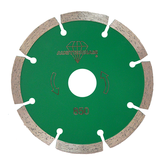 Disco de diamante segmentado corte granito 850 Austromex