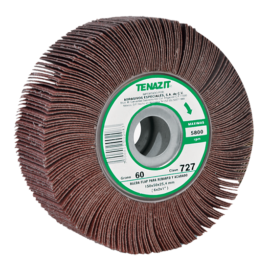 Rueda flap Tenazit Premium grano 60 6X2X1 727 Austromex
