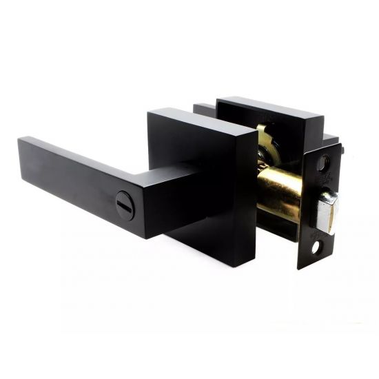 Cerradura Baño CMD Milan R Negra Inoxx Italy 