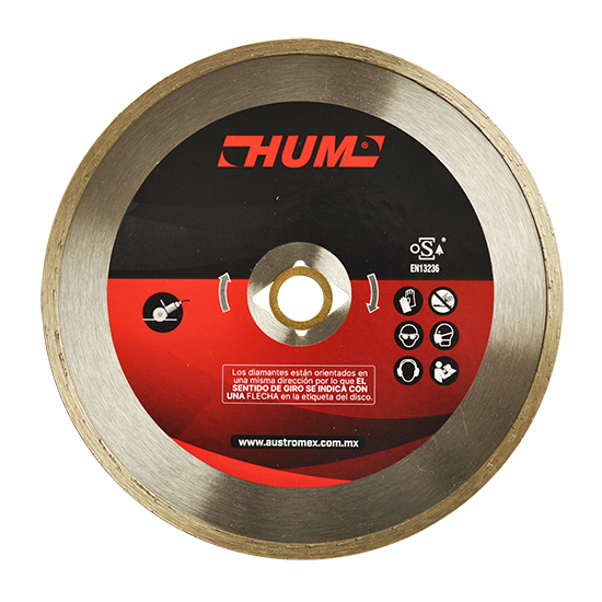 Disco de diamante rin continuo HUM 7 Pulg 2559 Austromex