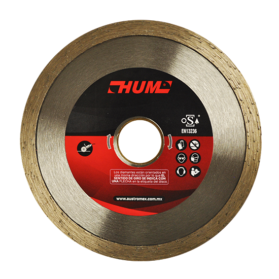 Disco de diamante rin continuo HUM 4-1/2 Pulg 2556 Austromex