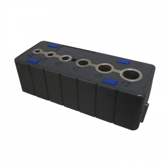 Guia plantilla V de taladro 4 a 12 Mm para carpintero 290157 Obi