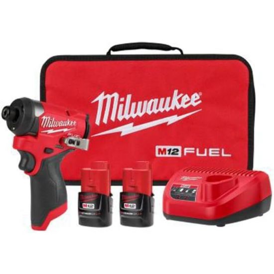 Atornillador de impacto 1/4 FUEL M12 3453-22 Milwaukee