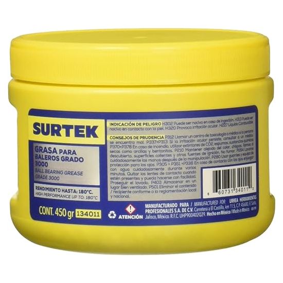 Grasa para balero 450gr 134011 SURTEK