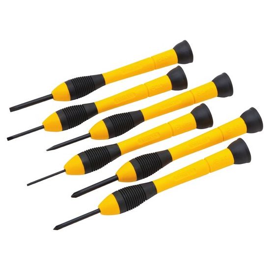 Desarmadores de precisión plástico 6 Pz 66-052 Stanley