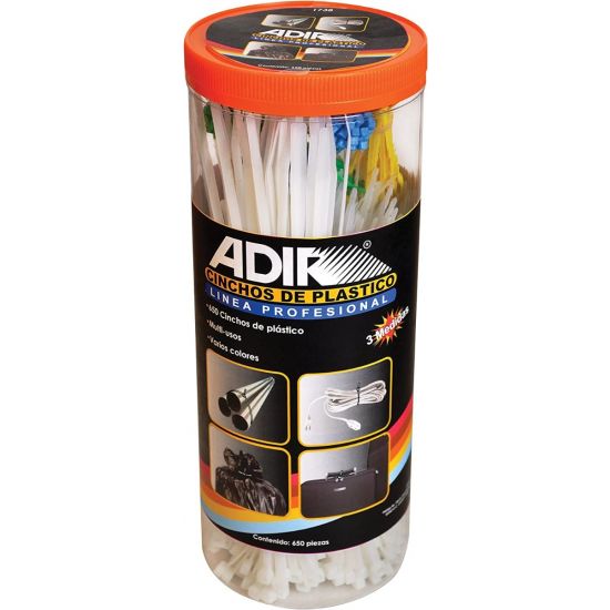 Cincho de plástico 650 Pz 1738 Adir 