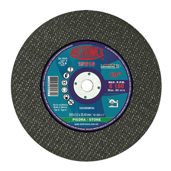 Disco para corte de piedra 10 Pulg 515 Austromex