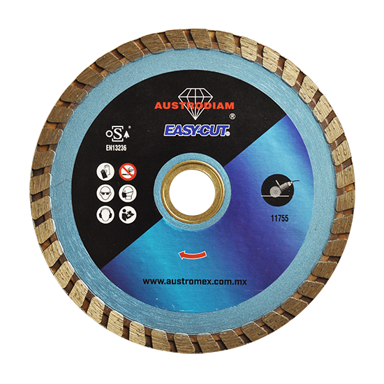Disco de diamante turbo Easy-cut 4-1/2 Pulg 2502 Austromex