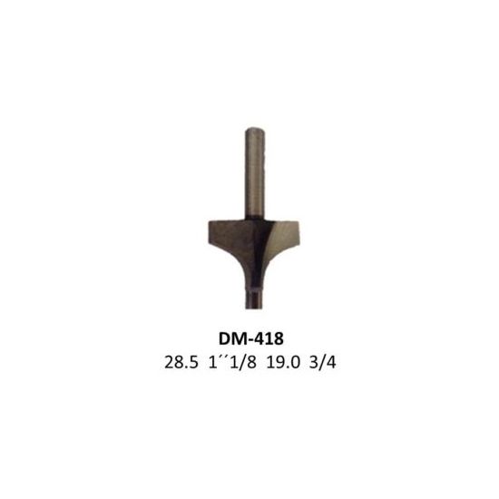 Broca para router corte redondeado 1-1/8 Pulg 418 Micro