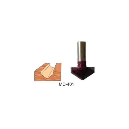 Broca para router corte en V 1 Pulg MD-401 Brocar