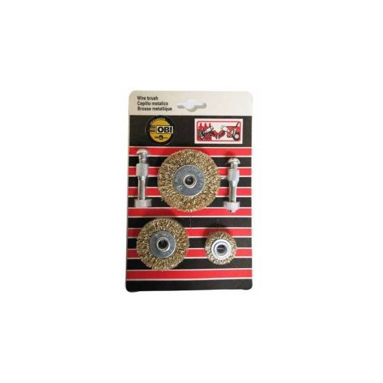 Juego de 8 Pz de cardas para taladro 290158 OBI