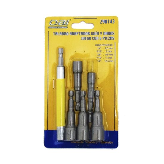 Adaptador dado para taladro 6 Pz 290143 OBI