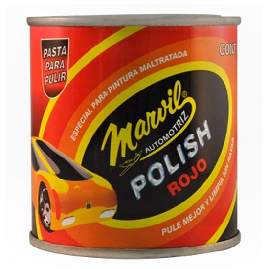Cera pasta para pulir roja 300 g 110218 Marvil