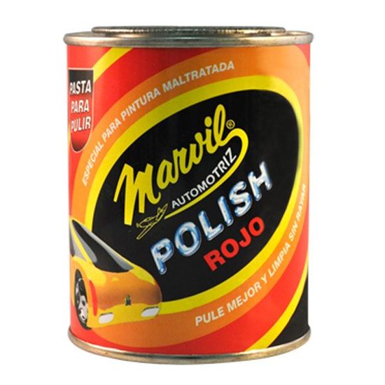 Cera pasta para pulir roja 600 g 110219 Marvil