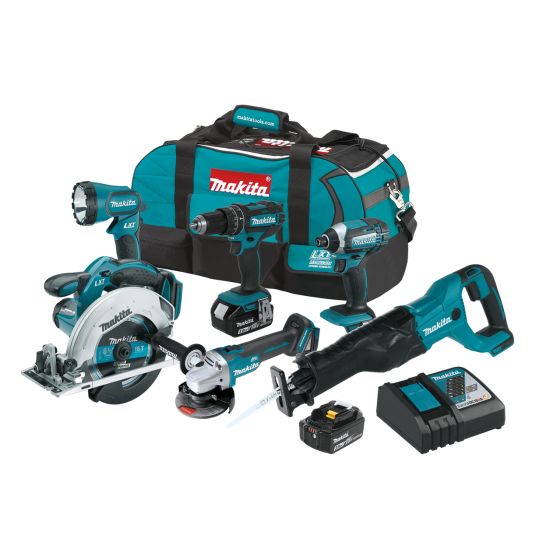 Combo MaxiCombo de Inalámbricos 18V XT610 6Pz Makita