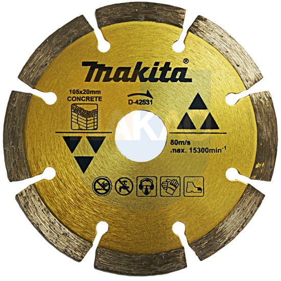 Disco de diamante segmentado 4-1/2 Pulg D44270 Makita