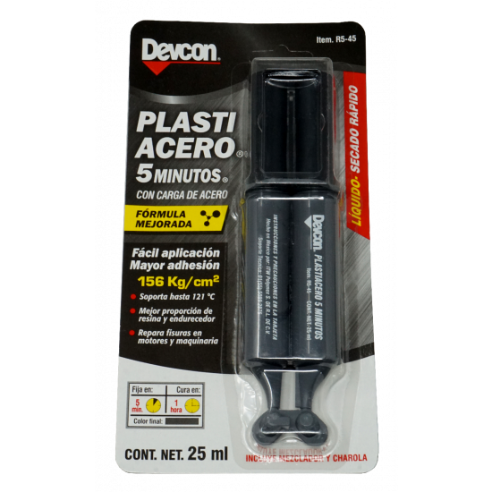 Pegamento Plastiacero 5 Minutos R5-45 Devcon