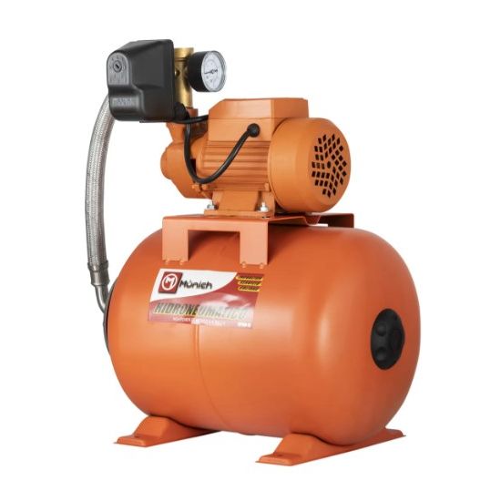 Bomba hidroneumática 1/2 HP 24 Lt AutoQB60 MUNICH