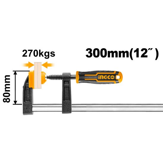 Sargento Para Madera 12” HFC020802 Ingco
