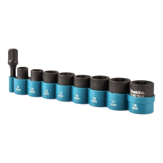 Dados Impacto Con Adaptador De 3/8 A 1/4 Hex Makita B54651