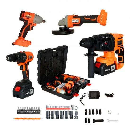 Combo Inalámbricos 20V HR4EN1-10 Found Tools