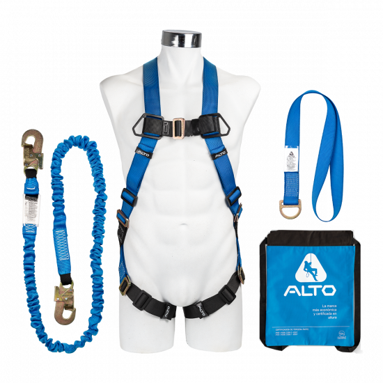 Kit cable, arnés y punto fijo KPA-1 Alto Altura Segura