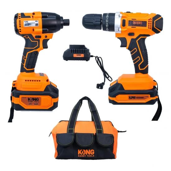 Combo Rotomartillo + Llave Impacto 21V KO-101K Kong
