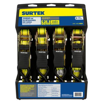 Juego de sujetadores tipo matraca 4Pz 151150 Surtek