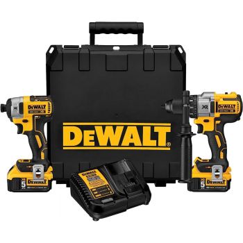 Combo Rotomartillo DCD996 + Atornillador DCF887 20V Brushless DCK299P2 DeWalt