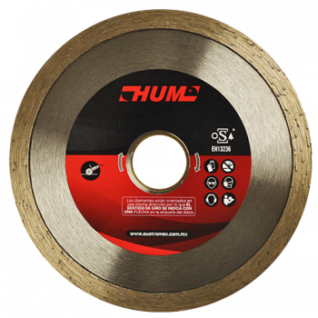 Disco de diamante rin continuo HUM 4-1/2 Pulg 2556 Austromex