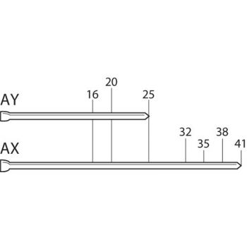 Clavillos galvanizados 5000 Pz 5/8" AX10 Senco