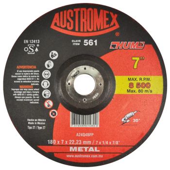 Disco Para desbaste De Metal 7 " 561 Austromex