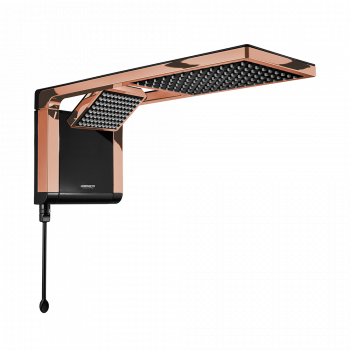 Regadera Eléctrica 220V Acqua Duo Ultra Rose Gold Lorenzetti