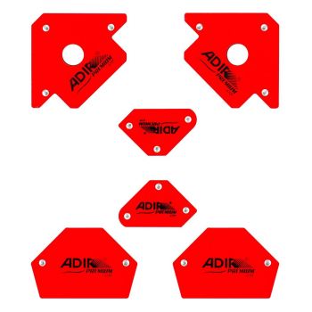 Imán Escuadra para Soldar Juego 6 Pzs 6729 ADIR