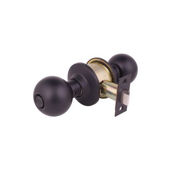 CERRADURA DE PERILLA P/BAÑO BALL NEGRO 89696 YALE