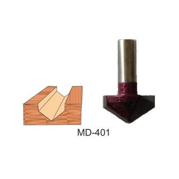 Broca para router corte en V 1 Pulg MD-401 Brocar