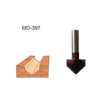 Broca para router corte en V 1/2 Pulg MD-397 Brocar