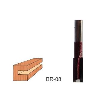 Broca para router corte recto 1/4 Pulg BR08 Brocar