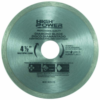 Disco de diamante 4.5 Pulg High Power