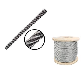 Cable de acero 1/16x150 Mts 7x7 213591 OBI