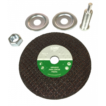 Disco Abrasivo para taladro 105mm con accesorios 190196 OBI