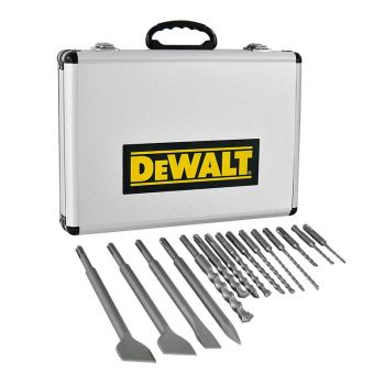 Juego de brocas y cinceles SDS PLUS 15 Pz DWA0870 DeWalt