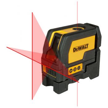 Láser auto-nivelante en cruz con 2 puntos Luz Roja DW0822 DeWalt